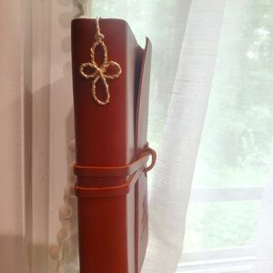 Silver Wire cross bookmark
